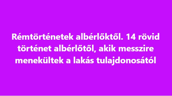 Albérlet 1