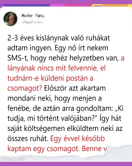 Azt hittem csak ruhakat