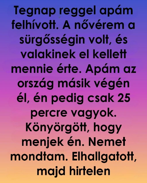 Vegre kimondtam